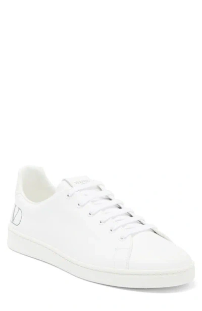 Valentino Garavani Vlogo Sneaker In Bianco