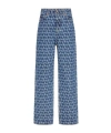 Valentino Toile Iconographe Denim Trousers Woman Denim 29 In Blue