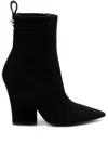 Valentino Vlogo Lockette Booties In Black