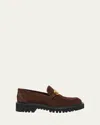 Valentino Vlogo-signature Loafers In Nero