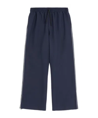 VALENTINO NYLON TROUSERS WITH VLOGO PATCH