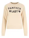 Valentino Garavani  Garavani 'panther Lady' Sweatshirt In Neutral