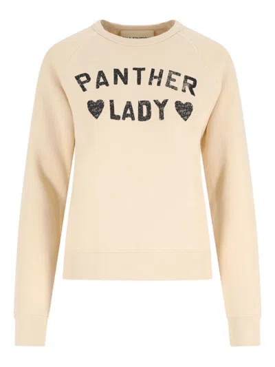 Valentino Graphic Print Crew Neck Sweatshirt In Brown