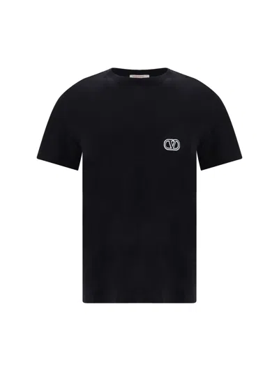 Valentino Vlogo T-shirt In Black