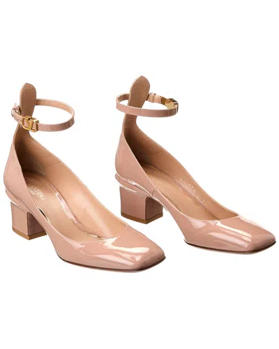 VALENTINO GARAVANI VALENTINO VLOGO TAN-GO 60 PATENT PUMP (AUTHENTIC PRE-OWNED)