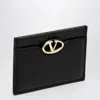 Valentino Vlogo The Bold Black Card Holder