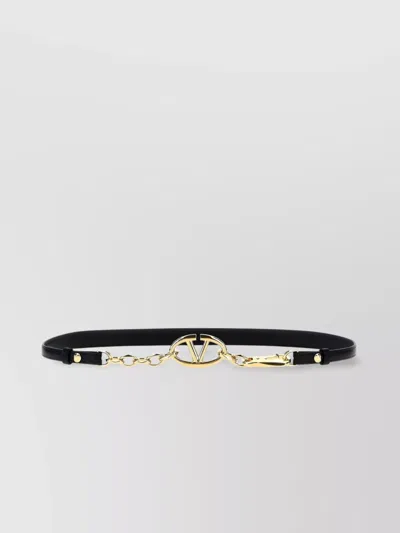 Valentino Garavani Vlogo The Bold Edition Belt In Black