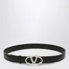Valentino The Bold Edition Vlogo Belt In Black