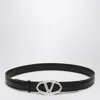 Valentino The Bold Edition Vlogo Belt In Black