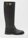 Valentino Vlogo The Bold Edition Boots In Black