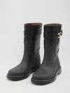 Valentino Vlogo The Bold Edition Wellington Boots In Black