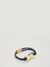 Valentino Garavani Women Vlogo The Bold Edition Bracelet In Black