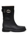 Valentino Vlogo The Bold Edition Rain Boots In Black