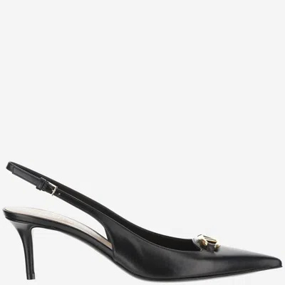 VALENTINO GARAVANI VLOGO THE BOLD EDITION SLINGBACK DÉCOLLETÉ IN 60MM CALF LEATHER