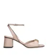 Valentino Garavani Vlogo The Bold Heeled Sandals In Blush