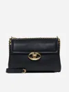 Valentino Vlogo The Bold Leather Medium Bag In Black