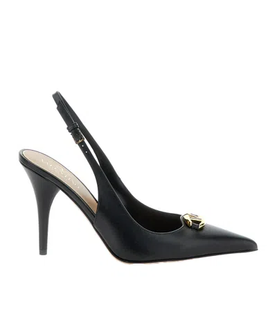 VALENTINO GARAVANI VALENTINO VLOGO THE BOLD POINTED TOE SLINGBACK PUMPS