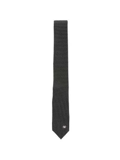 Valentino Garavani Vlogo Tie In Black