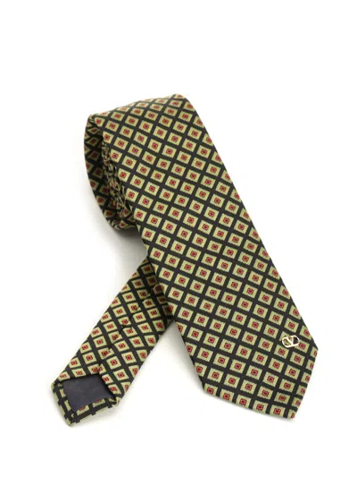 Valentino Garavani Vlogo Tie Ties And Bow Ties Multicolor