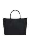 Valentino Leather Tote Bag In Black