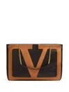 Valentino Garavani Medium Viva Superstar Leather Tote Bag In Black