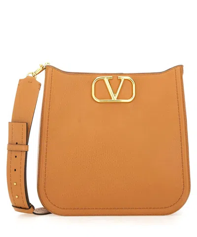 Valentino Garavani Vlogo Tote Bag In Brown