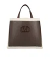Valentino Vlogo Two-tone Tote Bag In Multicolor
