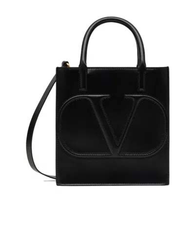 Valentino Garavani Vlogo Walk Tote Bag In Black