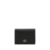 Valentino Vlogo Signature Wallet In Granet Calfskin