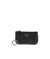 Valentino Vlogo Wallet In Black