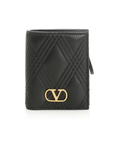VALENTINO GARAVANI QUILTED VLOGO WALLET