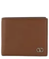 Valentino Vlogo Wallet In Brown