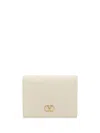 Valentino Women's Vlogo Signature Leather Wallet In Light Ivory