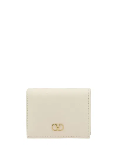 Valentino Garavani Women's Vlogo Signature Leather Wallet In White