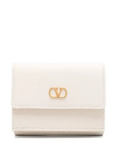 Valentino Garavani Women's Vlogo Signature Leather Wallet In White