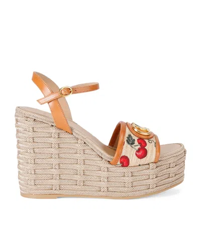 VALENTINO GARAVANI VLOGO WEDGE HEELS