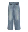 Valentino Pantaloni In Denim In Blue