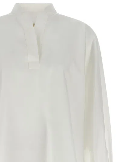 Valentino Vlogo-embroidered Blouse In White