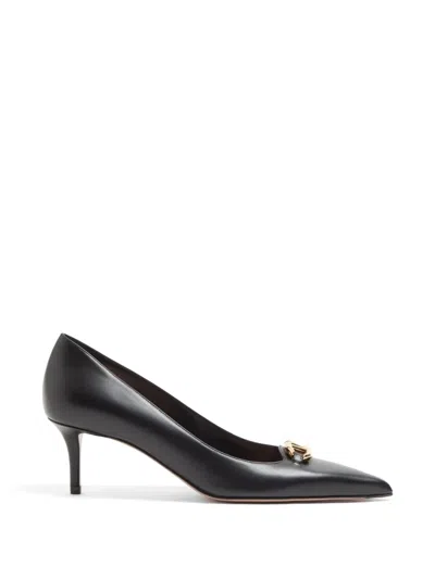 Valentino Garavani Vlogo The Bold Edition 漆皮质中跟鞋（6厘米） In Black