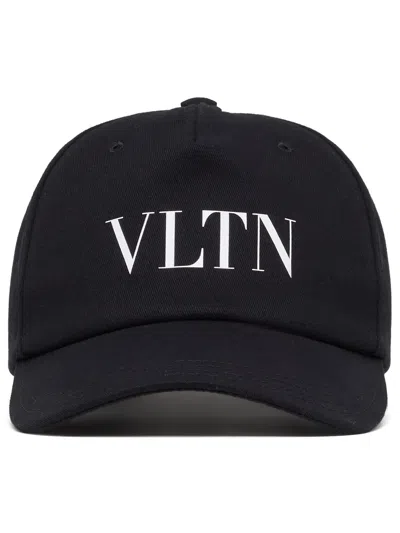 Valentino Garavani Vltn Printed Baseball Cap In Black