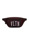 Valentino Vltn Nylon Belt Bag In Black