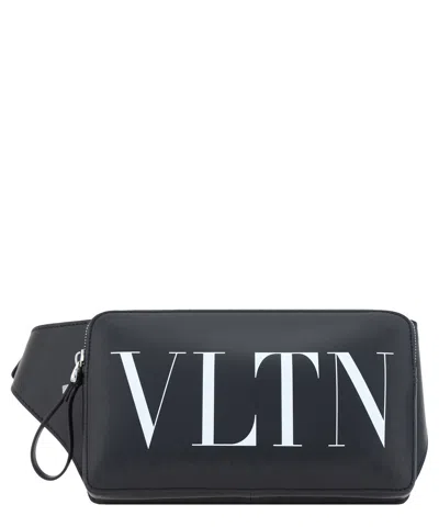 Valentino Garavani Vltn Belt Bag In Black