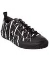 Valentino Vltn Canvas Sneaker In Black