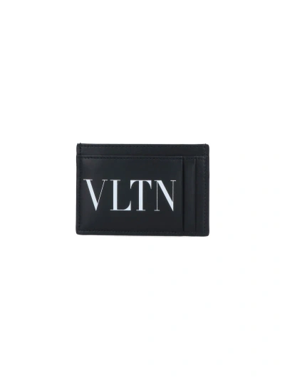 Valentino Garavani Vltn Cardholder In Black  