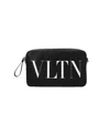 Valentino Vltn Crossbody Bag In Black