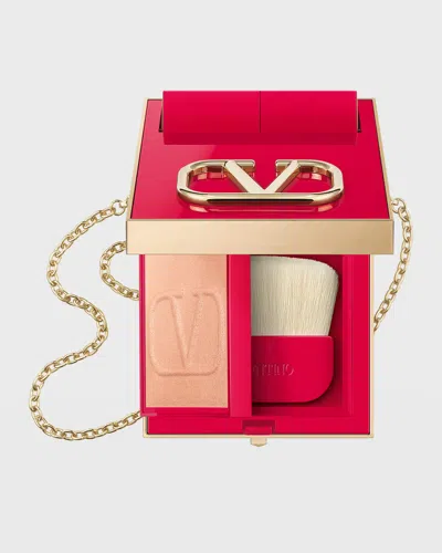 VALENTINO VLTN GO-CLUTCH BAG WITH REFILLABLE FINISHING POWDER