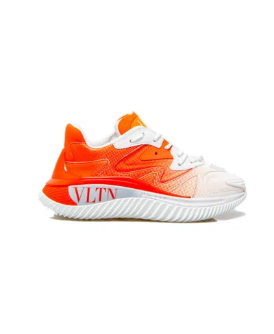 Valentino Garavani Vltn Gradient-effect Sneakers In White
