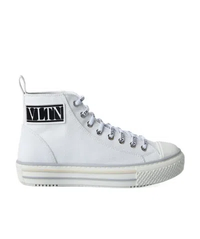 Valentino Garavani Vltn High-top Sneakers In White