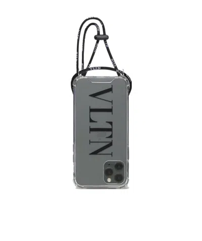 Valentino Garavani Vltn Iphone 11 Case In Gray