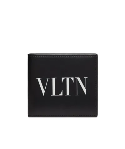 VALENTINO GARAVANI VALENTINO	VLTN LOGO PRINTED BI-FOLD WALLET
